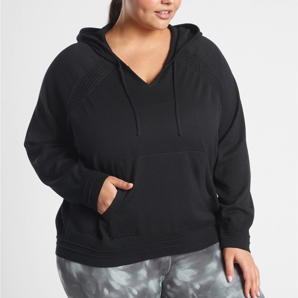 Athleta Evergreen Hoodie Sweater 2X